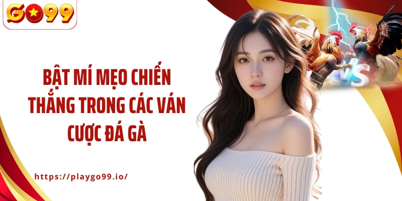 Bật mí mẹo chiến thắng trong các ván cược đá gà